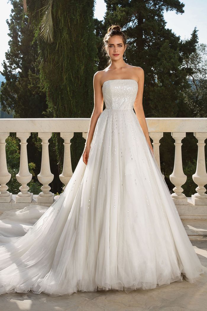 justin alexander strapless