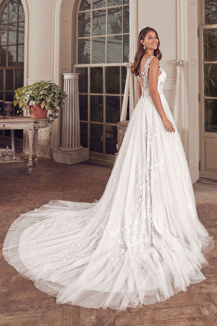 aurora lace wedding dress