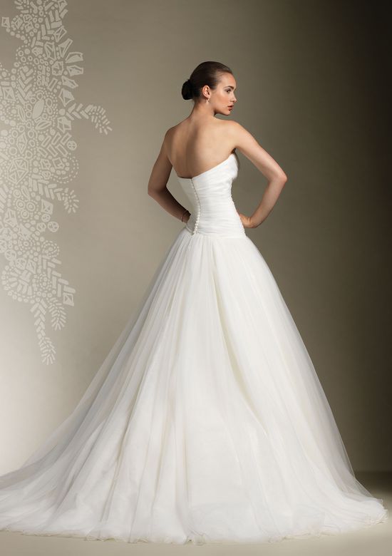 Style 8610 Tulle ball gown accentuated with a sweetheart neckline
