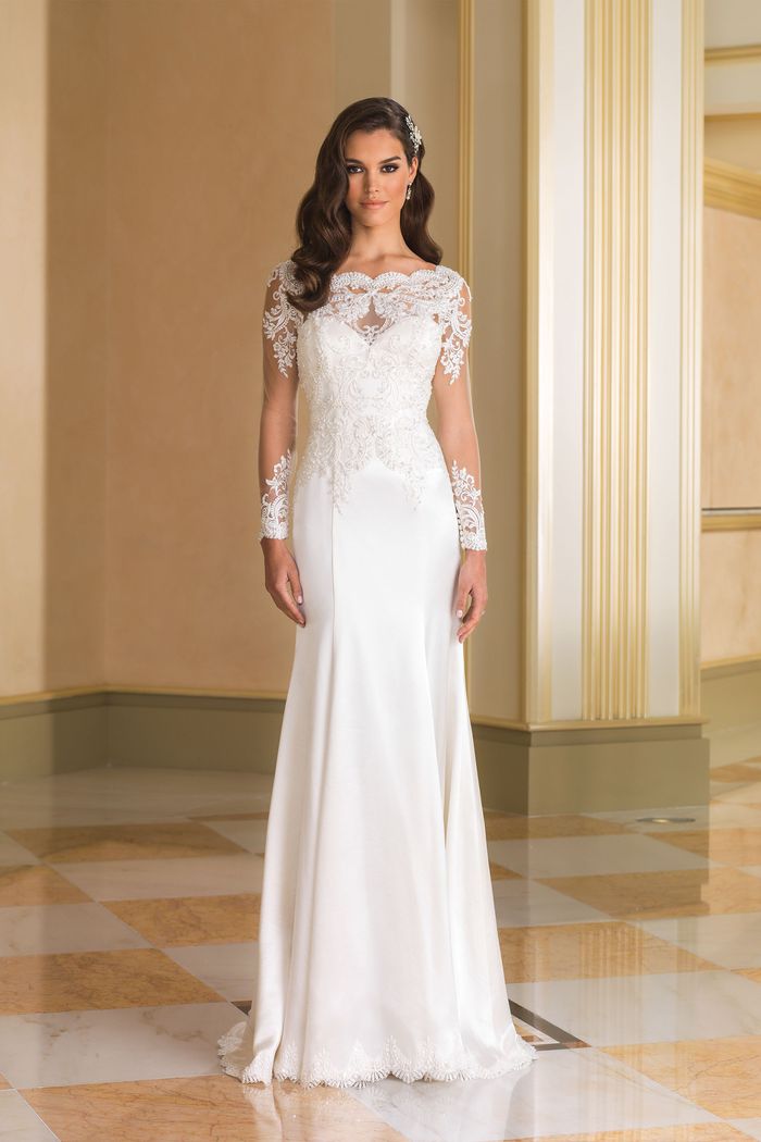 silk charmeuse wedding dress