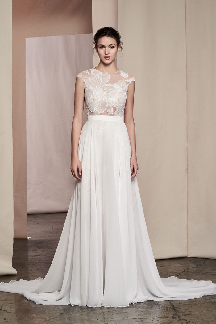 justin alexander bridal jumpsuit