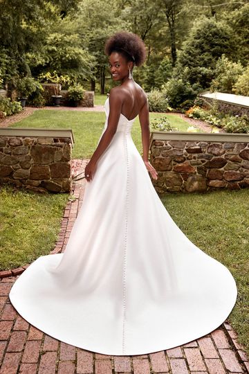 mikado mermaid wedding dress