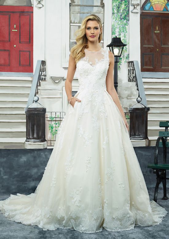 abito sposa pizzo e tulle