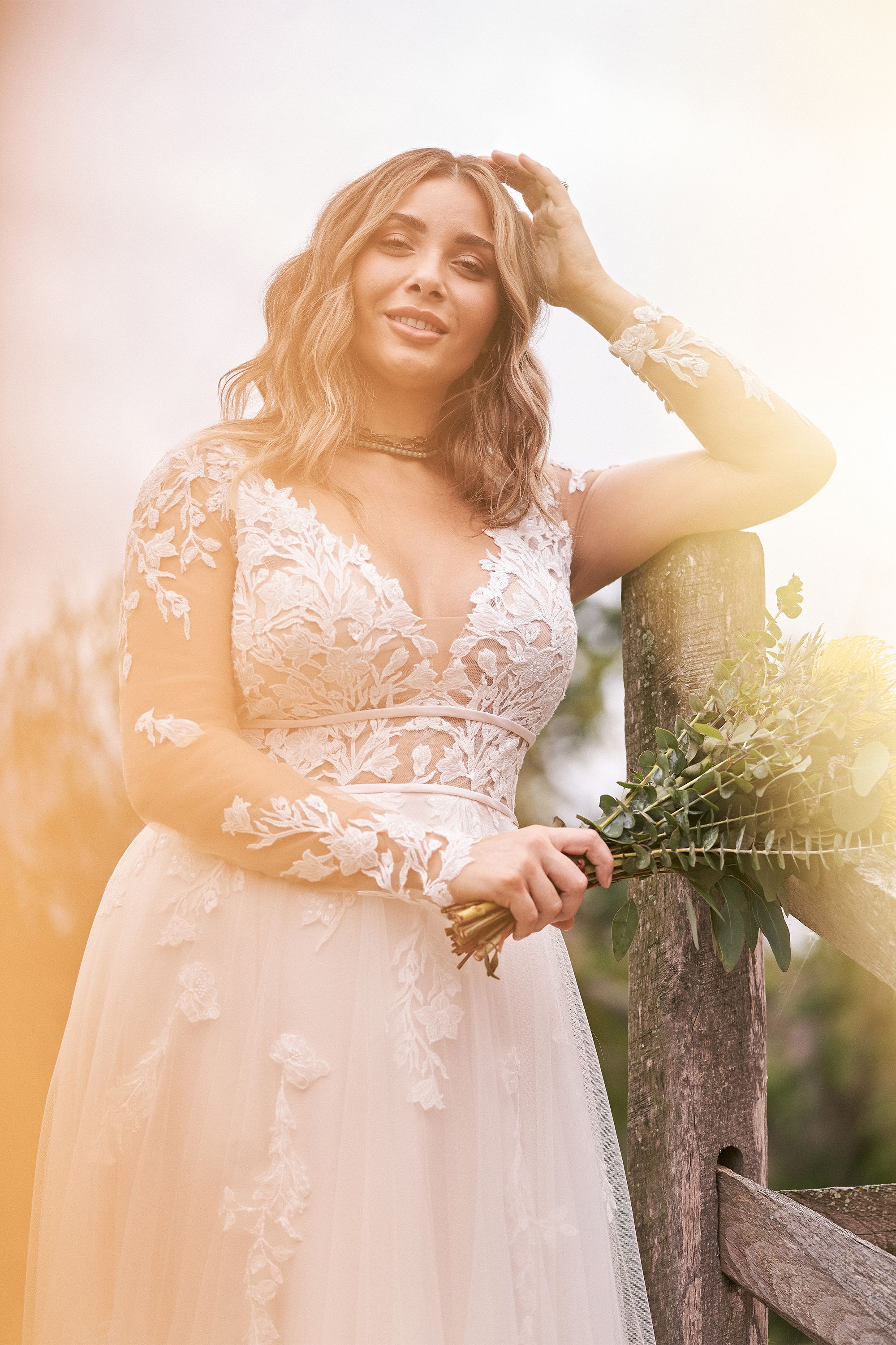 PLUS SIZE | Lillian Button Down A-Line Dress main image 1