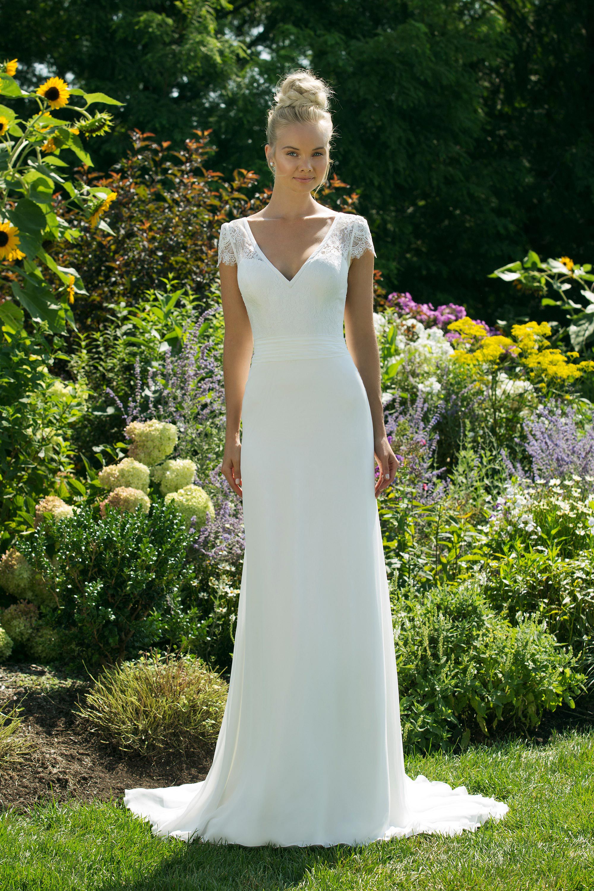 Celavie 3005L A-Line Gown Sweetheart Neck Rhinestone Empire Waist main image 1